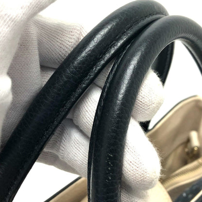 Chanel Black Leather Cabas
