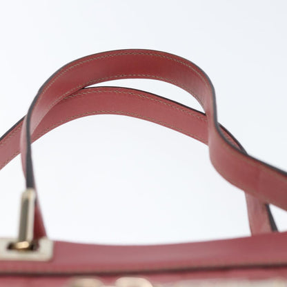 Gucci Pink Leather Gg Signature