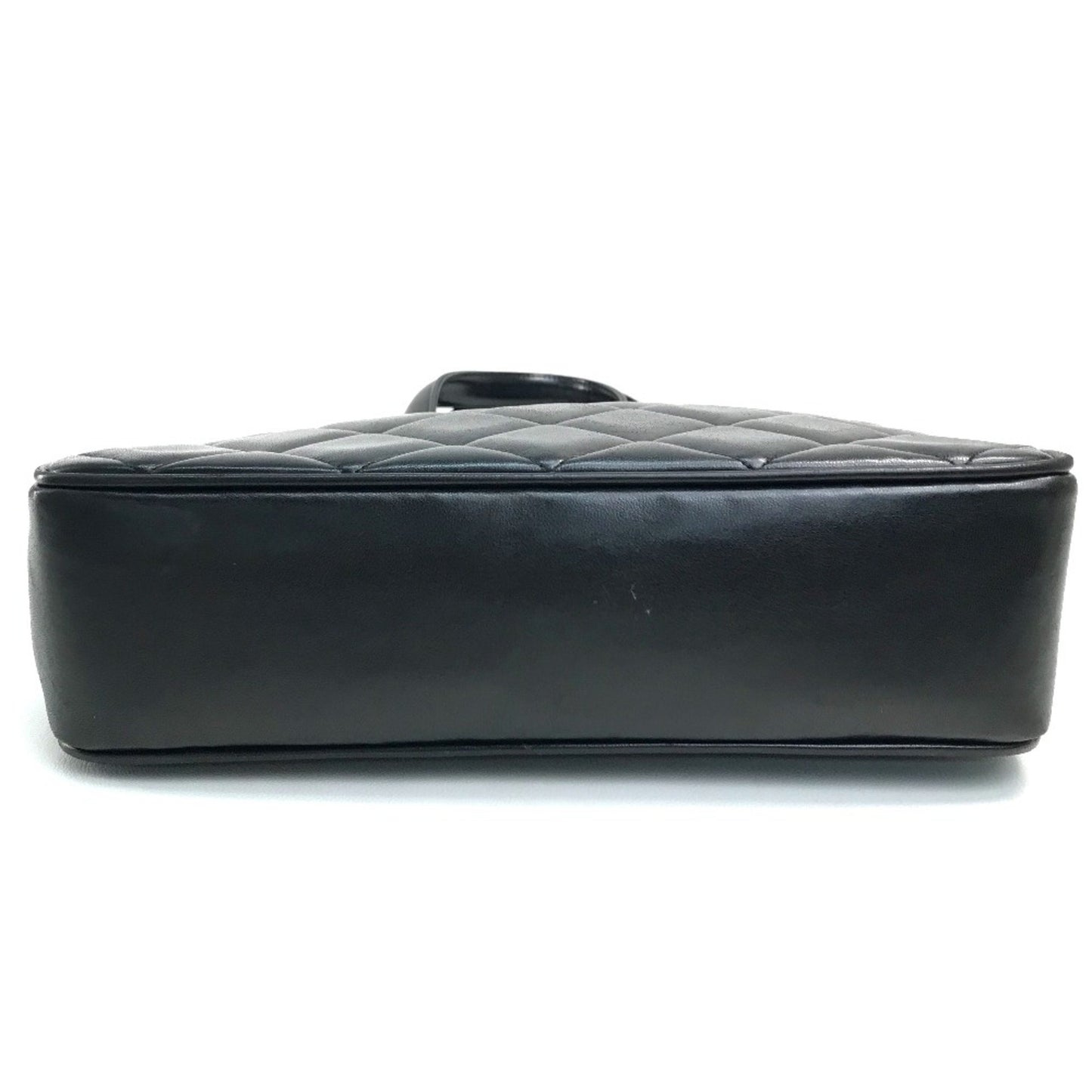 Chanel Black Leather Logo Cc