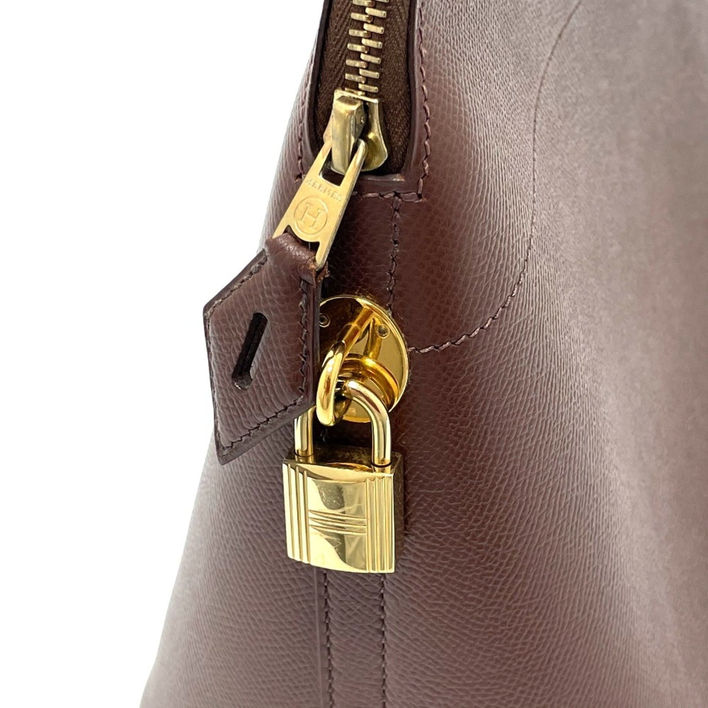 Hermès Brown Leather Bolide