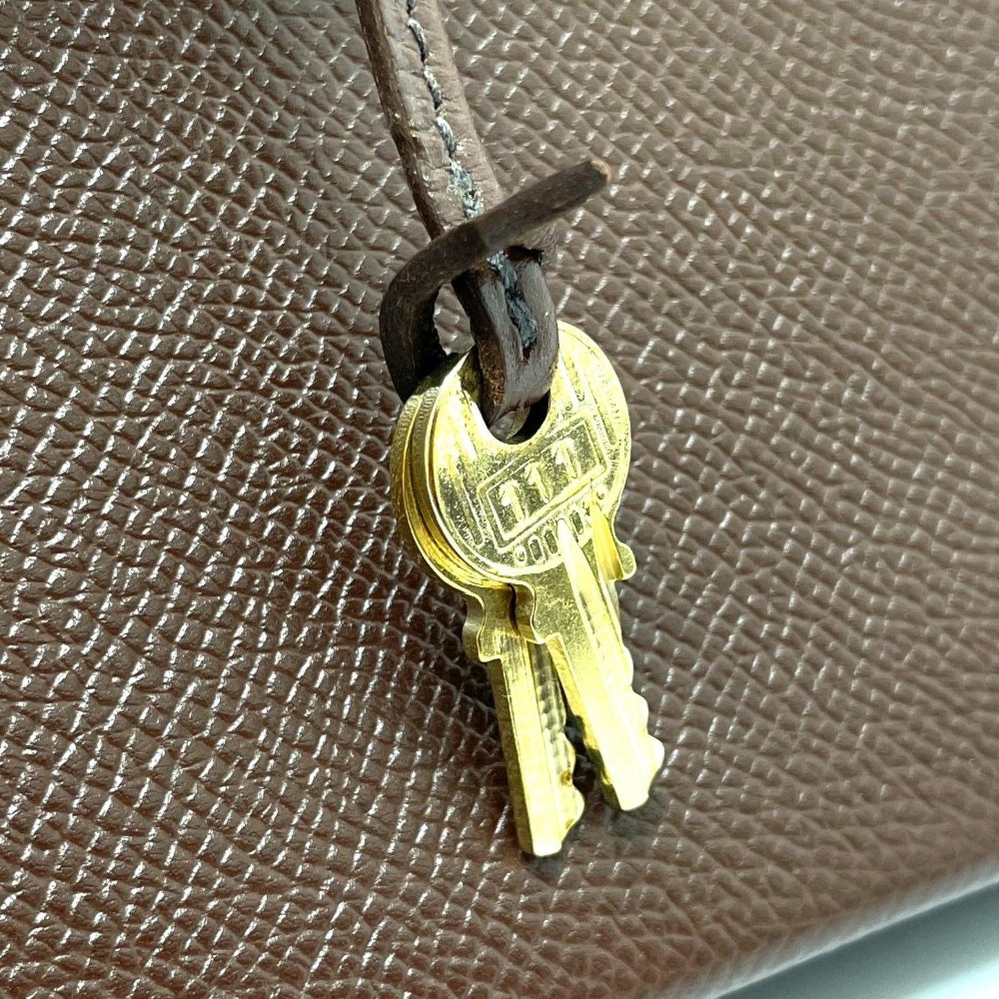 Hermès Brown Leather Bolide