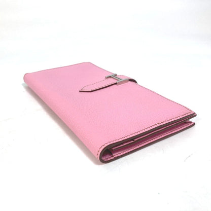 Hermès Pink Leather Béarn