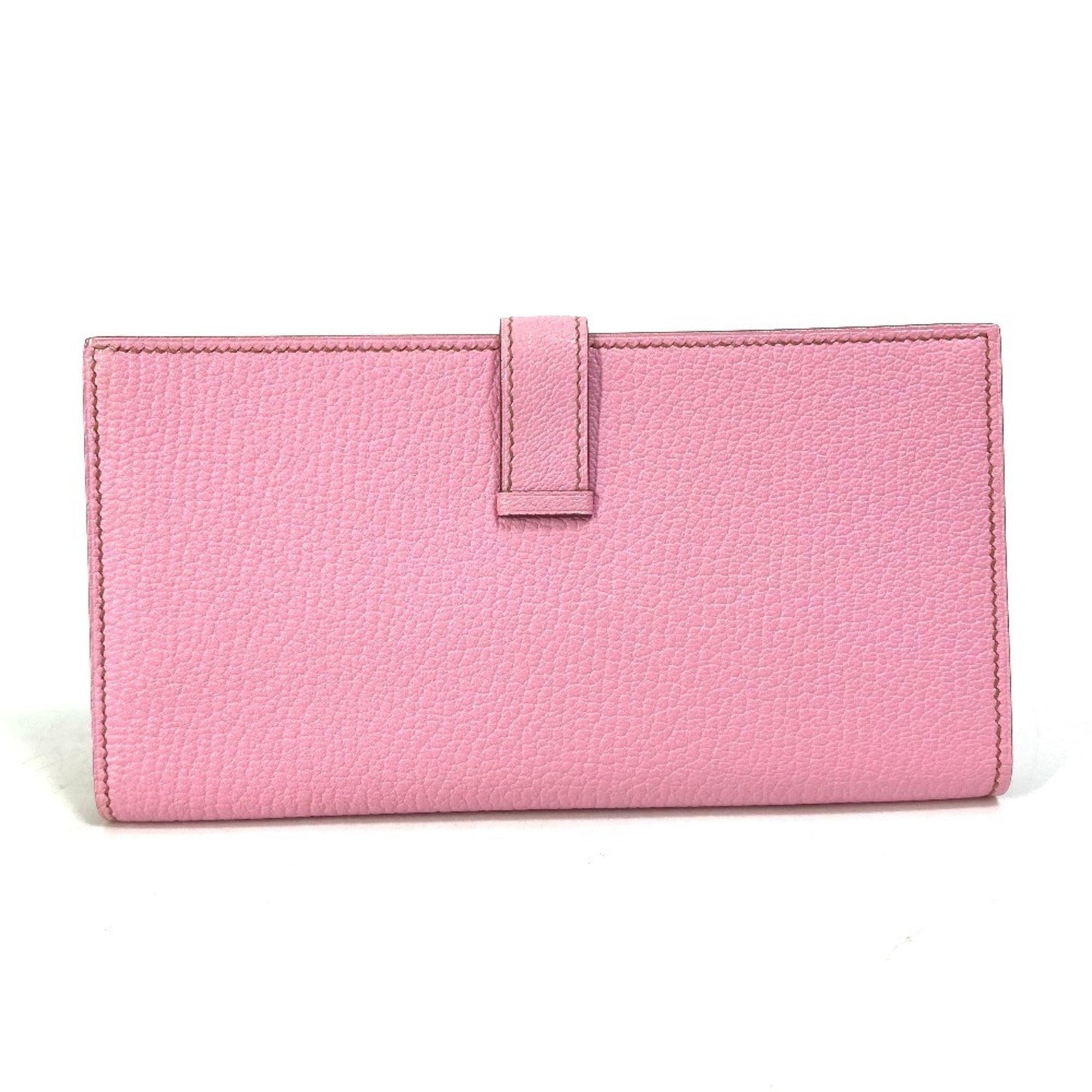 Hermès Pink Leather Béarn