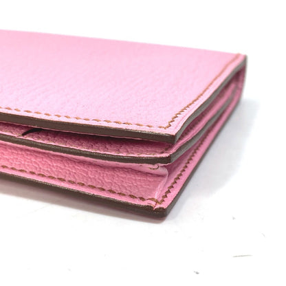 Hermès Pink Leather Béarn