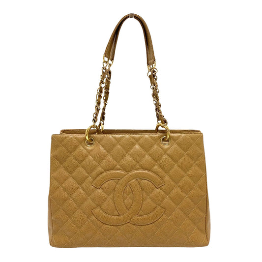 Chanel Brown Leather Shopping
