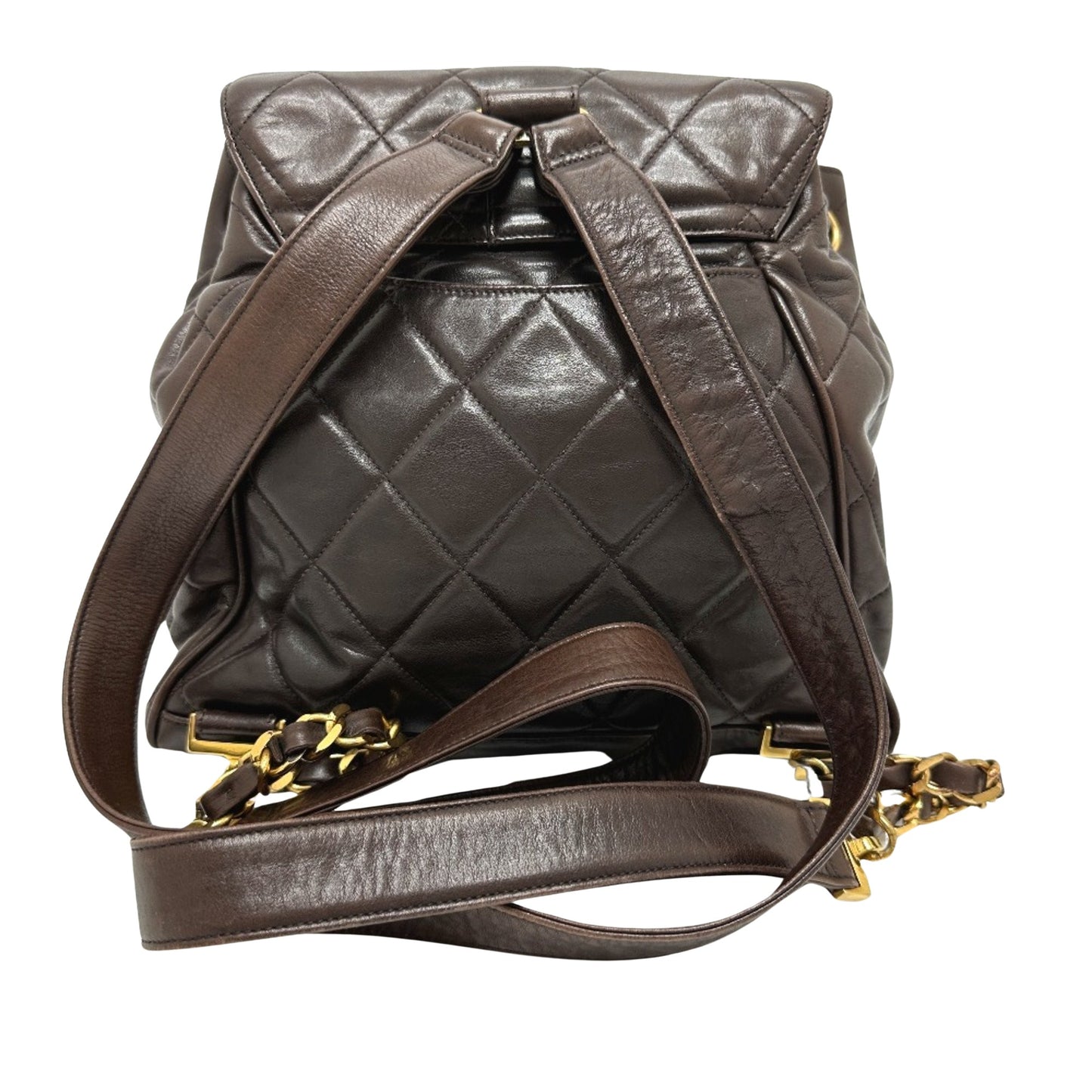 Chanel Brown Leather Duma