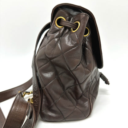 Chanel Brown Leather Duma