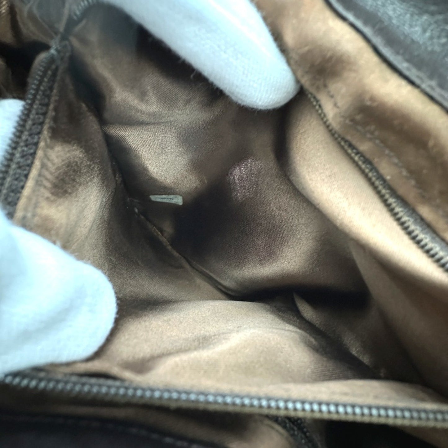 Chanel Brown Leather Duma