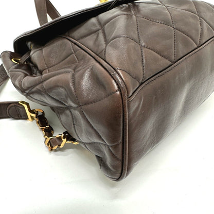 Chanel Brown Leather Duma