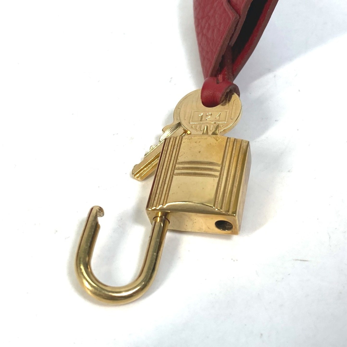 Hermès Red Leather Victoria