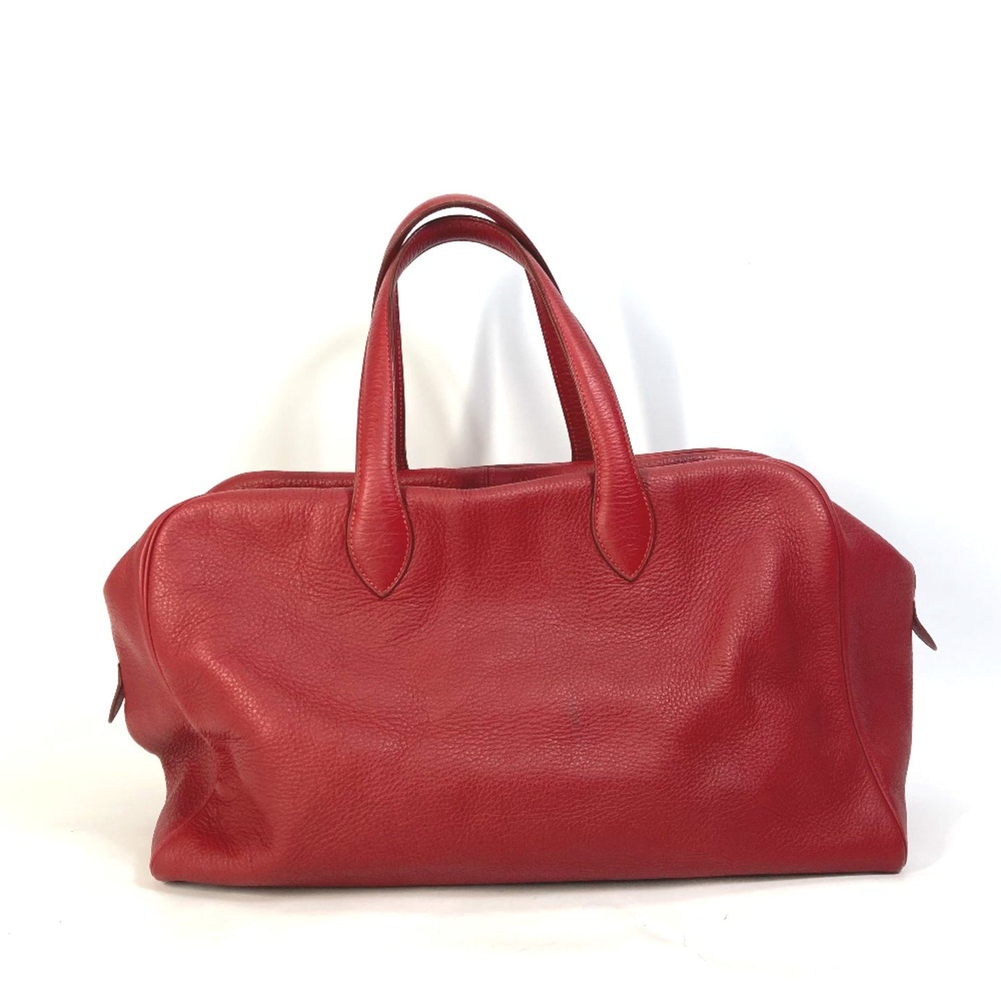 Hermès Red Leather Victoria