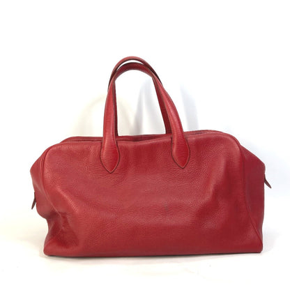 Hermès Red Leather Victoria