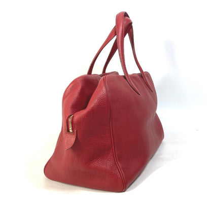 Hermès Red Leather Victoria