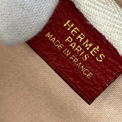 Hermès Red Leather Victoria