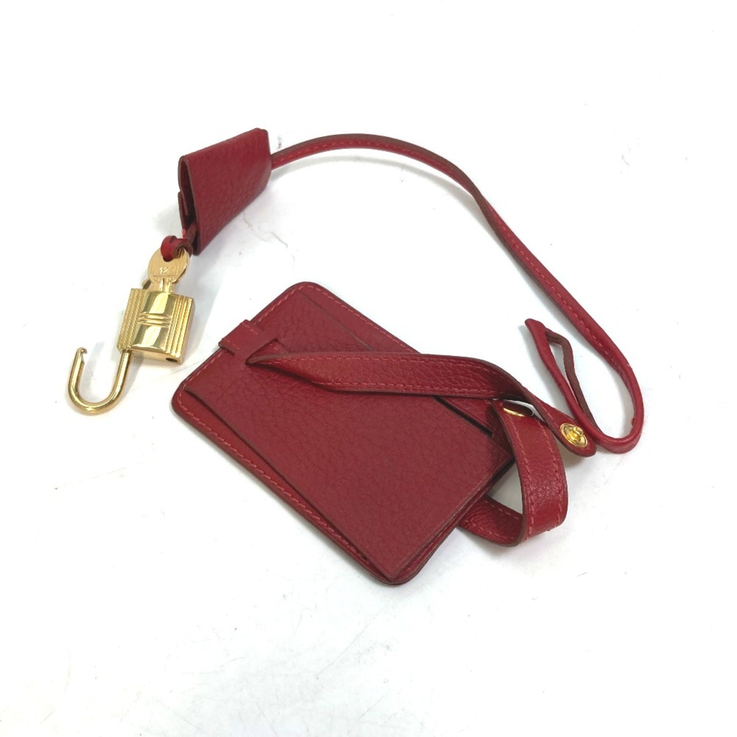 Hermès Red Leather Victoria
