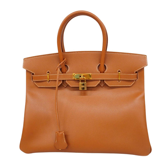 Hermès Brown Leather Birkin 35
