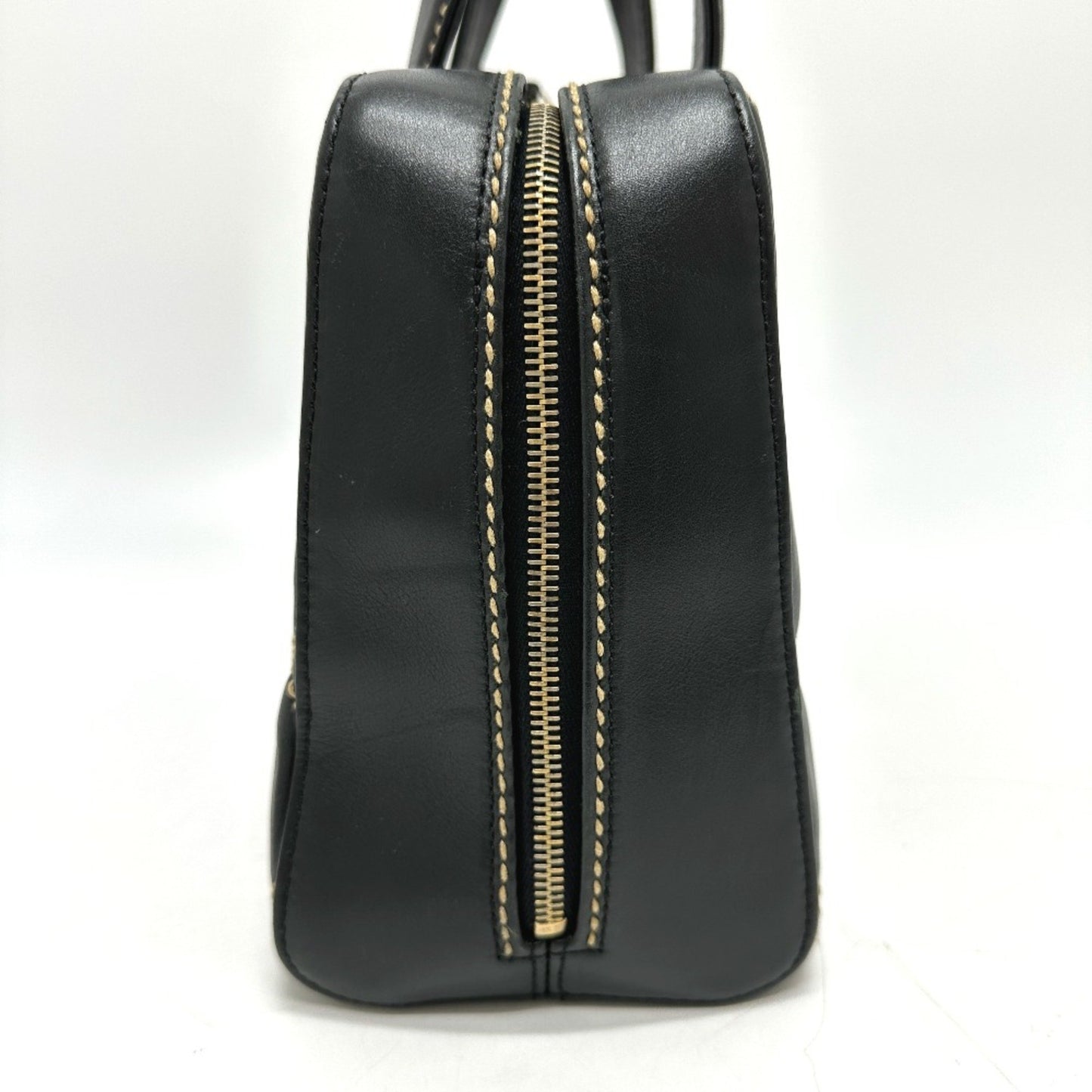 Chanel Black Leather Wild Stitch