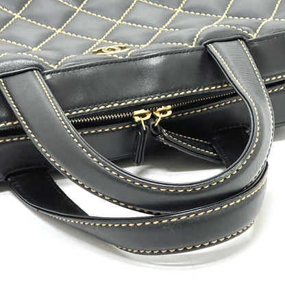 Chanel Black Leather Wild Stitch