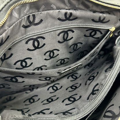 Chanel Black Leather Wild Stitch