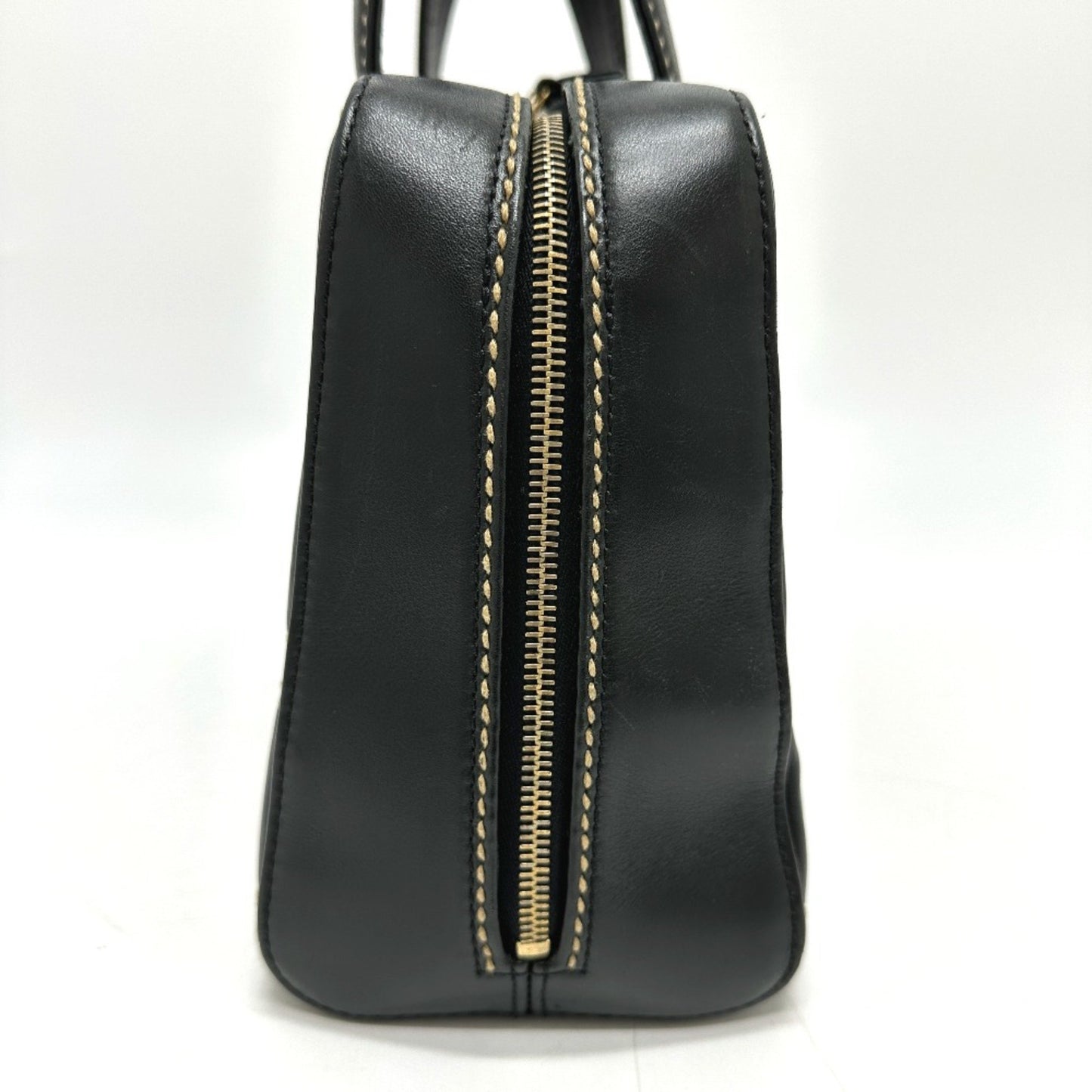 Chanel Black Leather Wild Stitch
