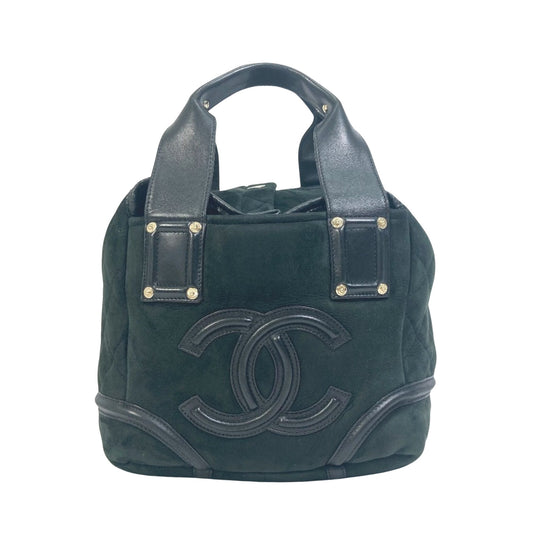 Chanel Green Suede Coco Cocoon
