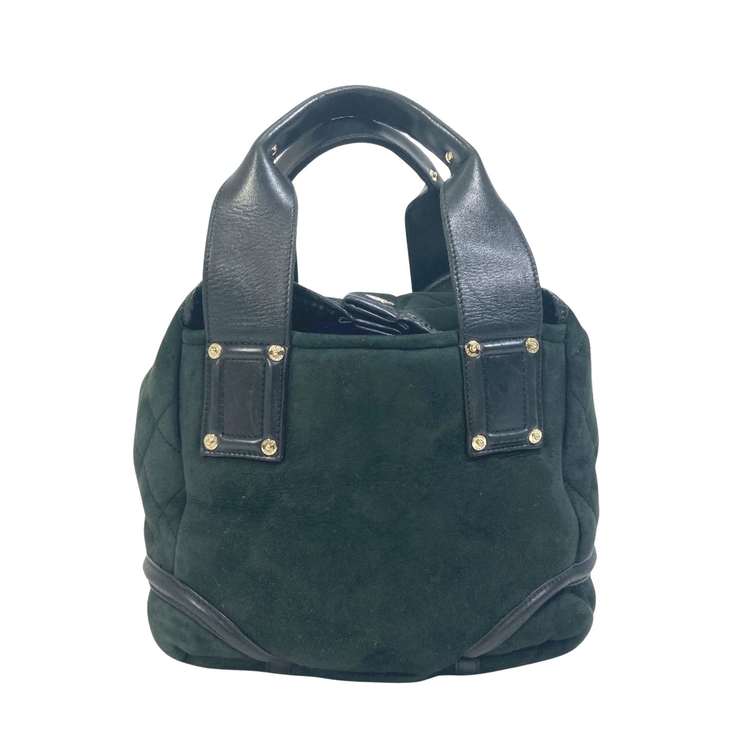 Chanel Green Suede Coco Cocoon
