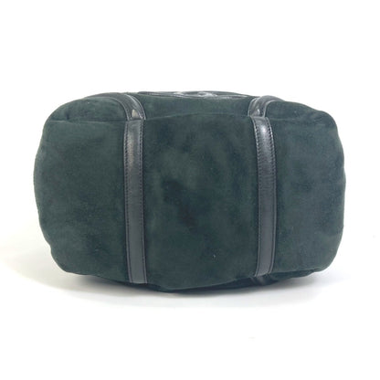Chanel Green Suede Coco Cocoon