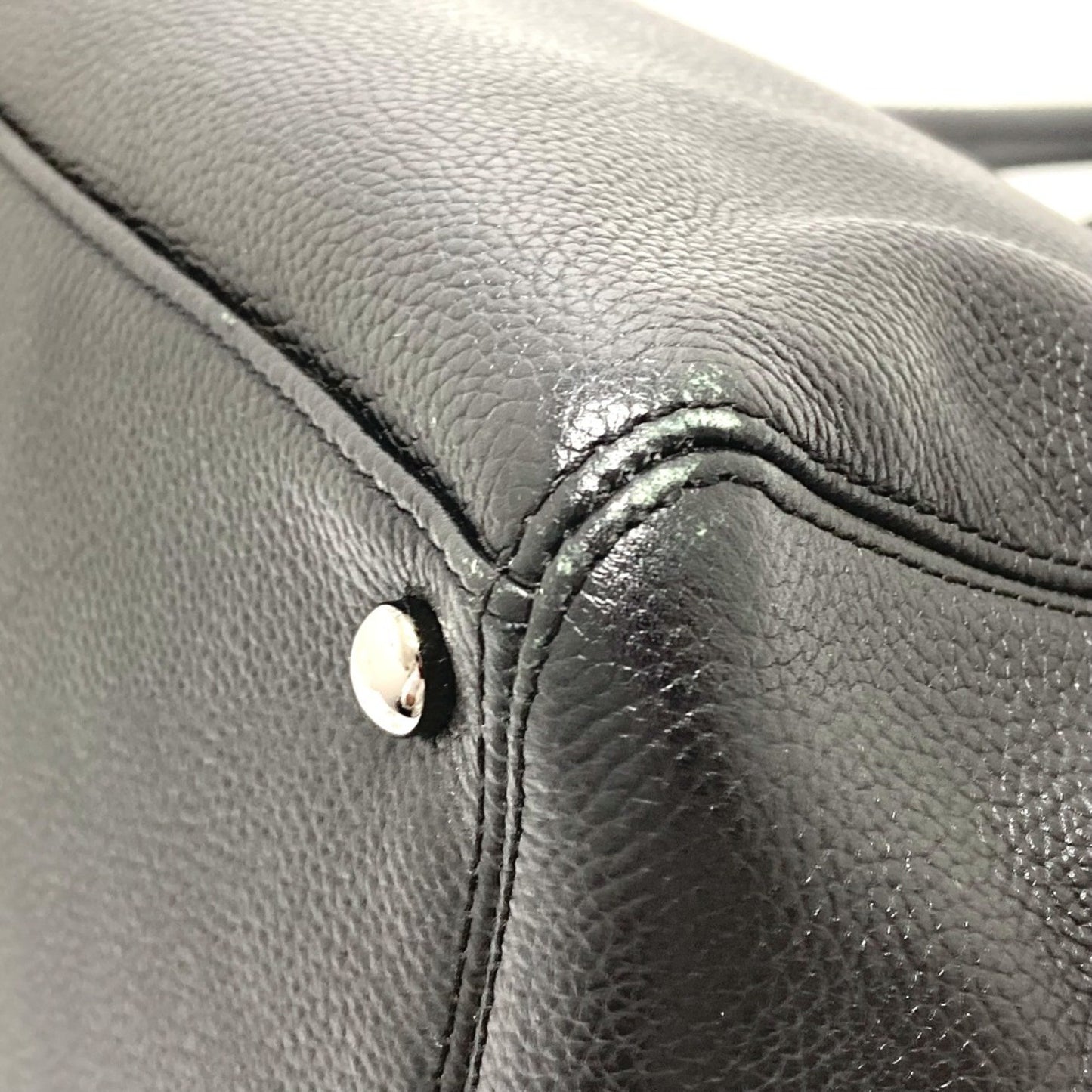 Chanel Black Leather Executive