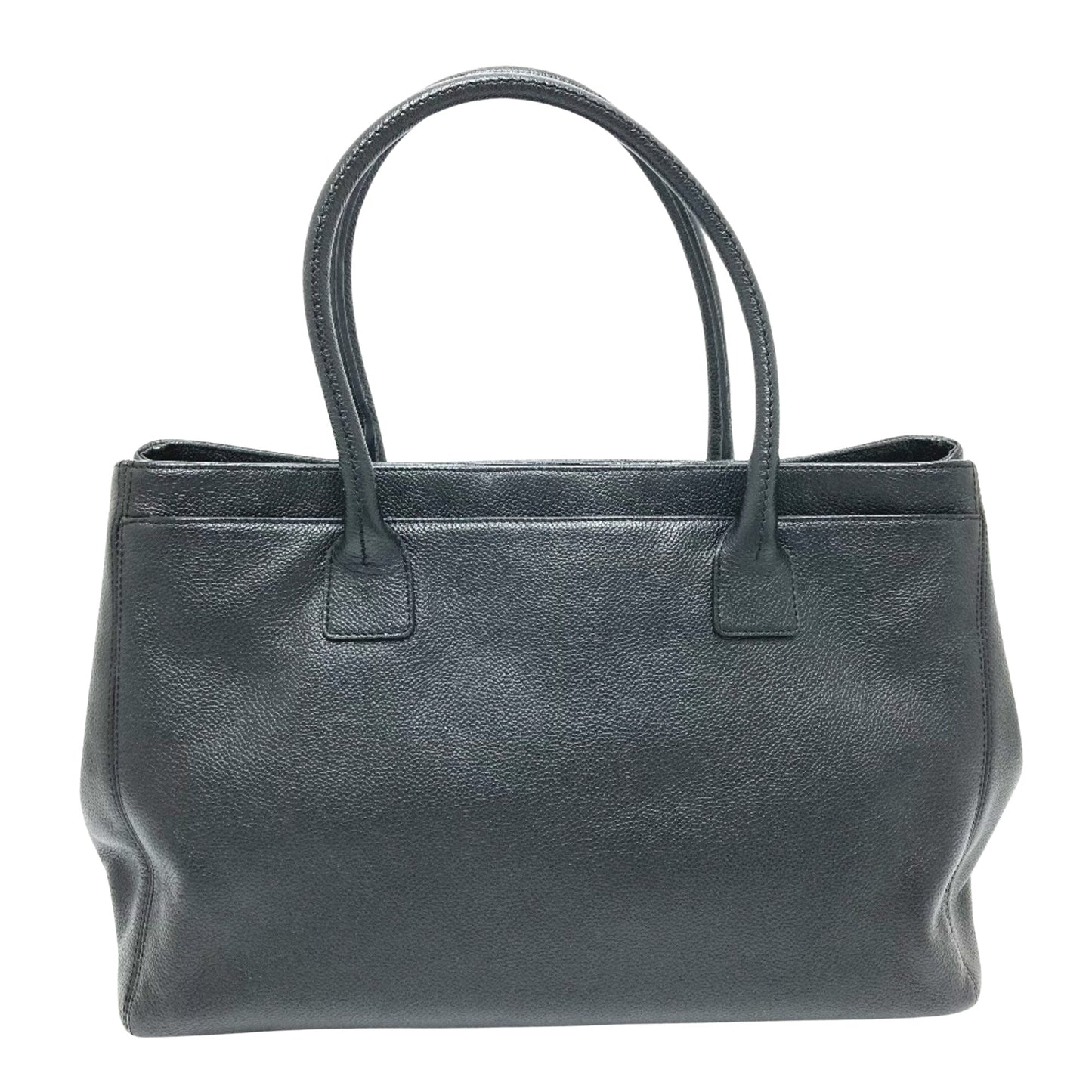 Chanel Black Leather Executive