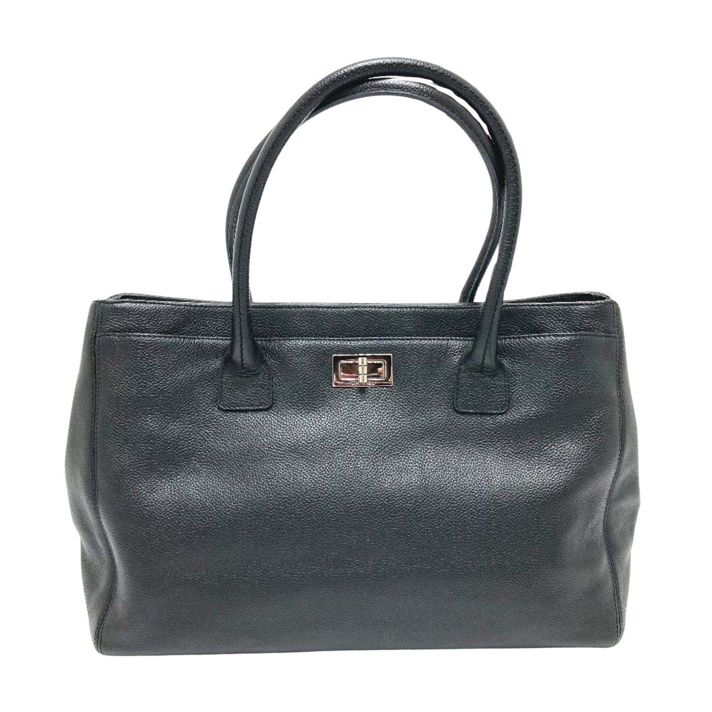Chanel Black Leather Executive