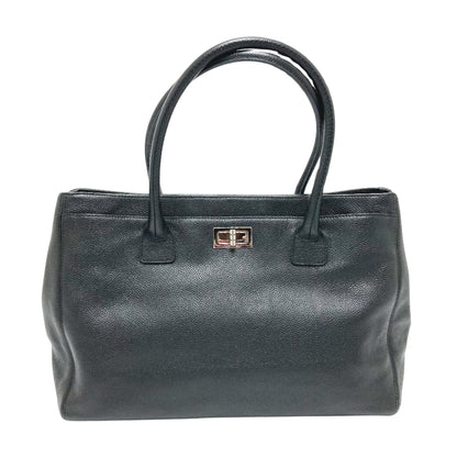 Chanel Black Leather Executive