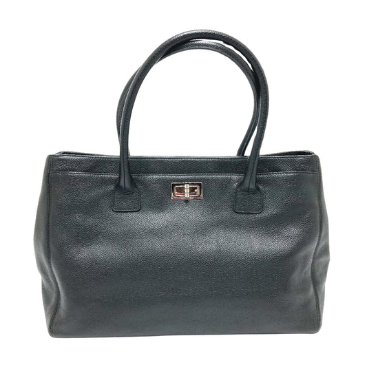 Chanel Black Leather Executive