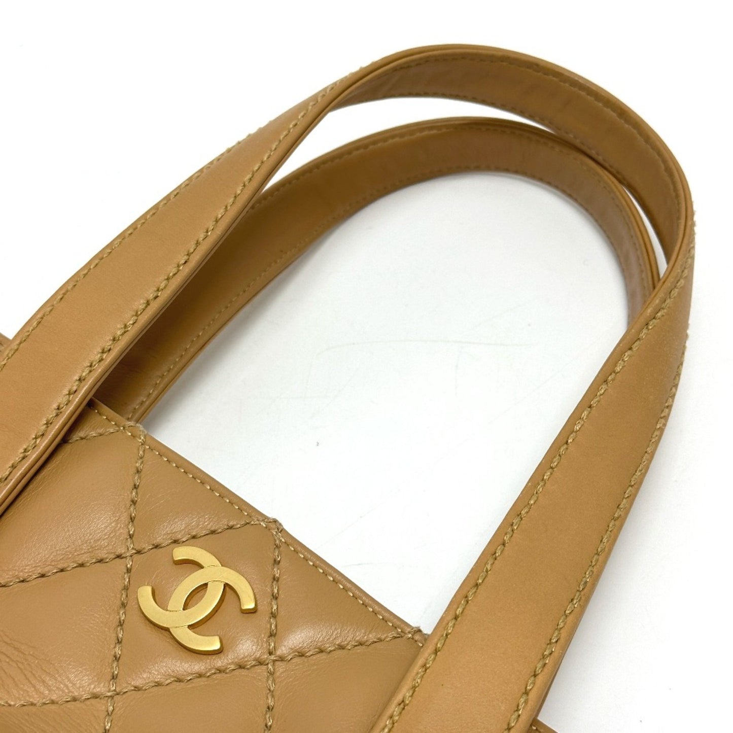 Chanel Brown Leather Wild Stitch
