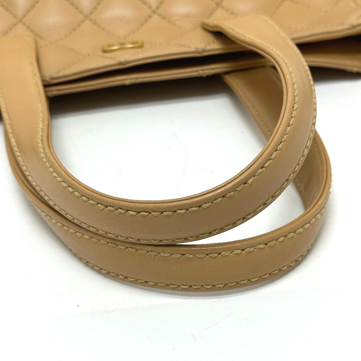 Chanel Brown Leather Wild Stitch