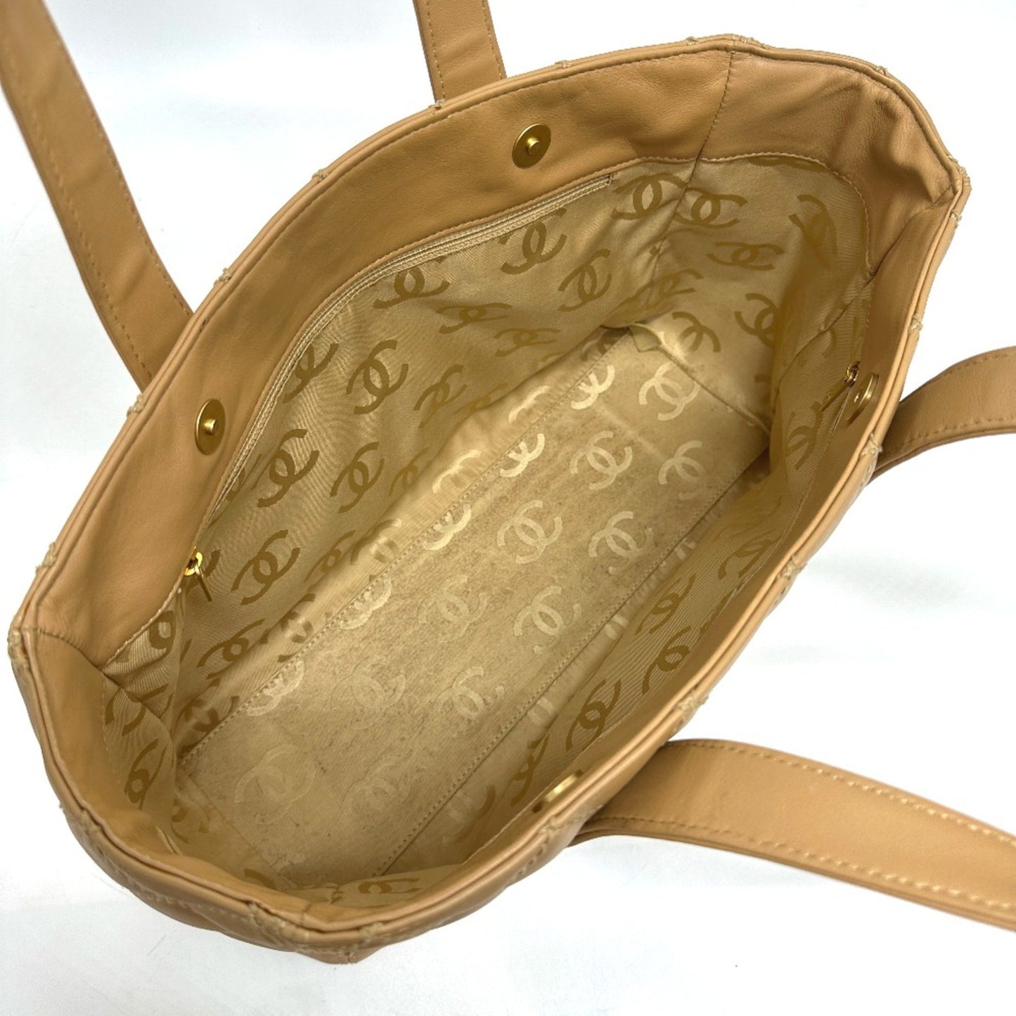 Chanel Brown Leather Wild Stitch