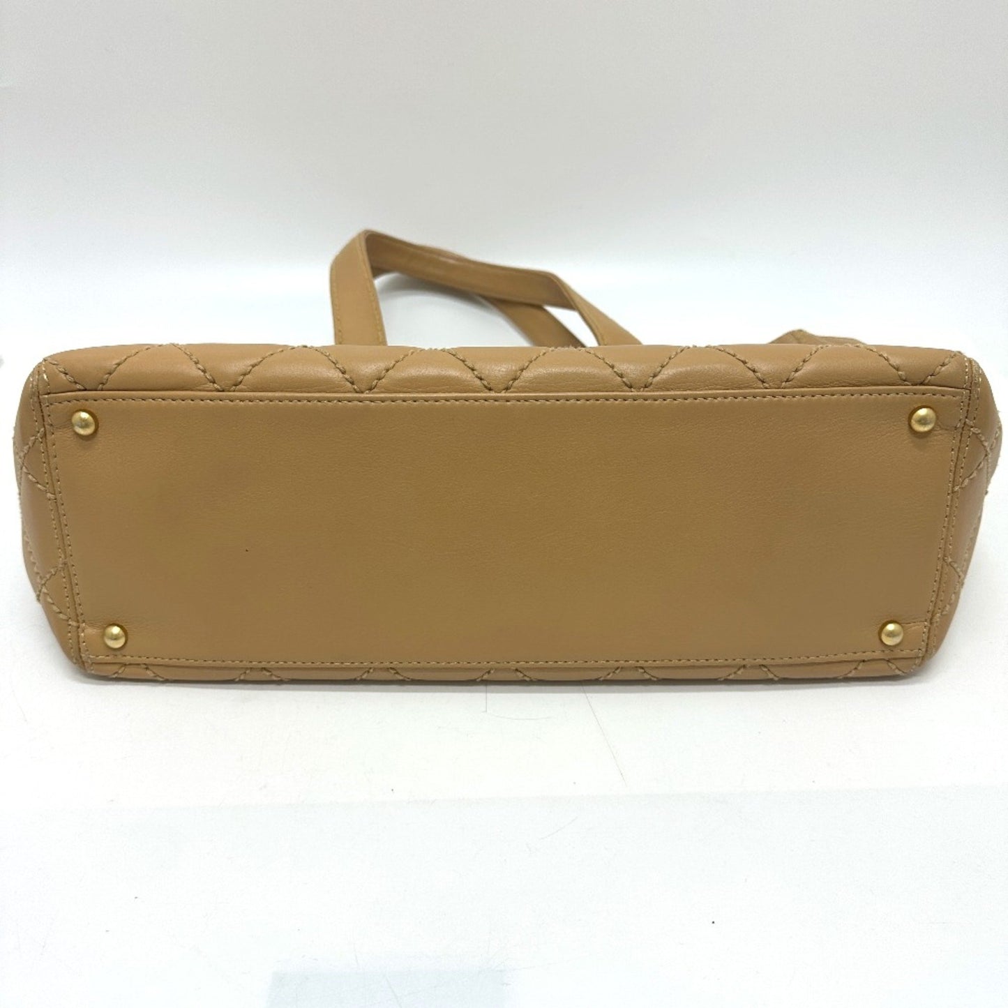 Chanel Brown Leather Wild Stitch