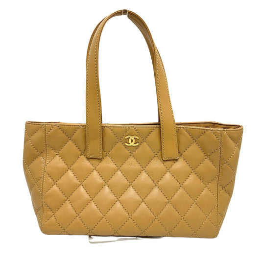 Chanel Brown Leather Wild Stitch