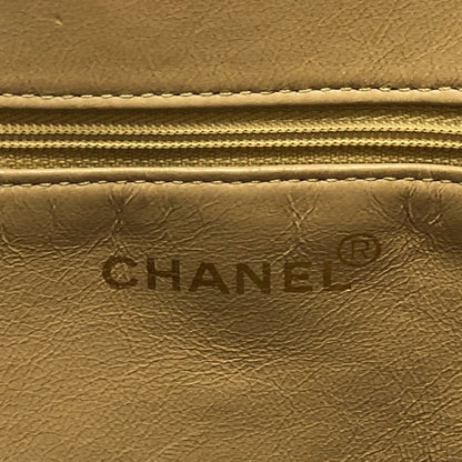 Chanel Brown Leather Coco Mark