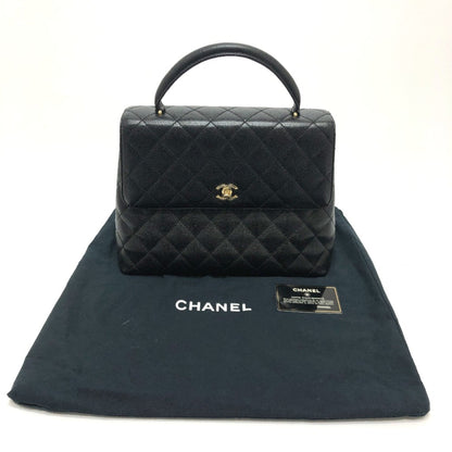 Chanel Black Leather Coco Handle