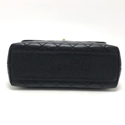 Chanel Black Leather Coco Handle