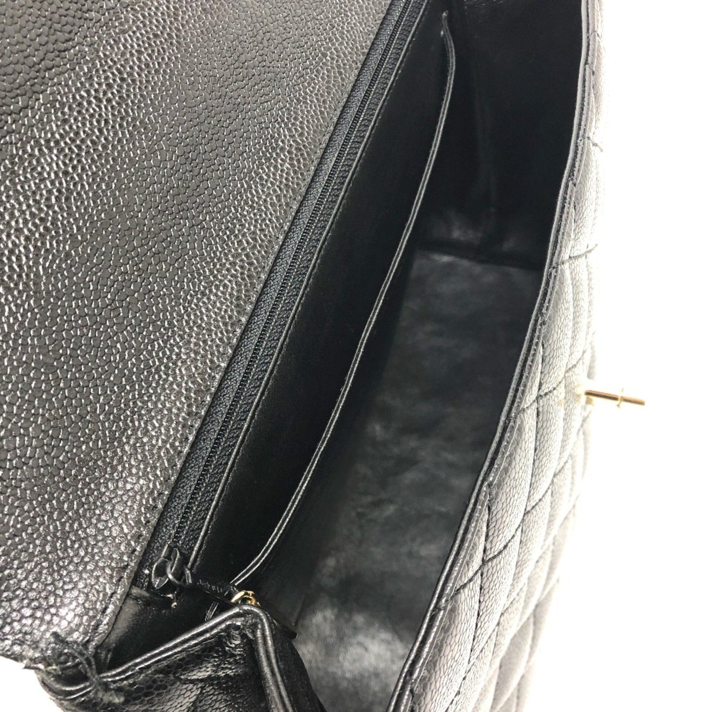 Chanel Black Leather Coco Handle