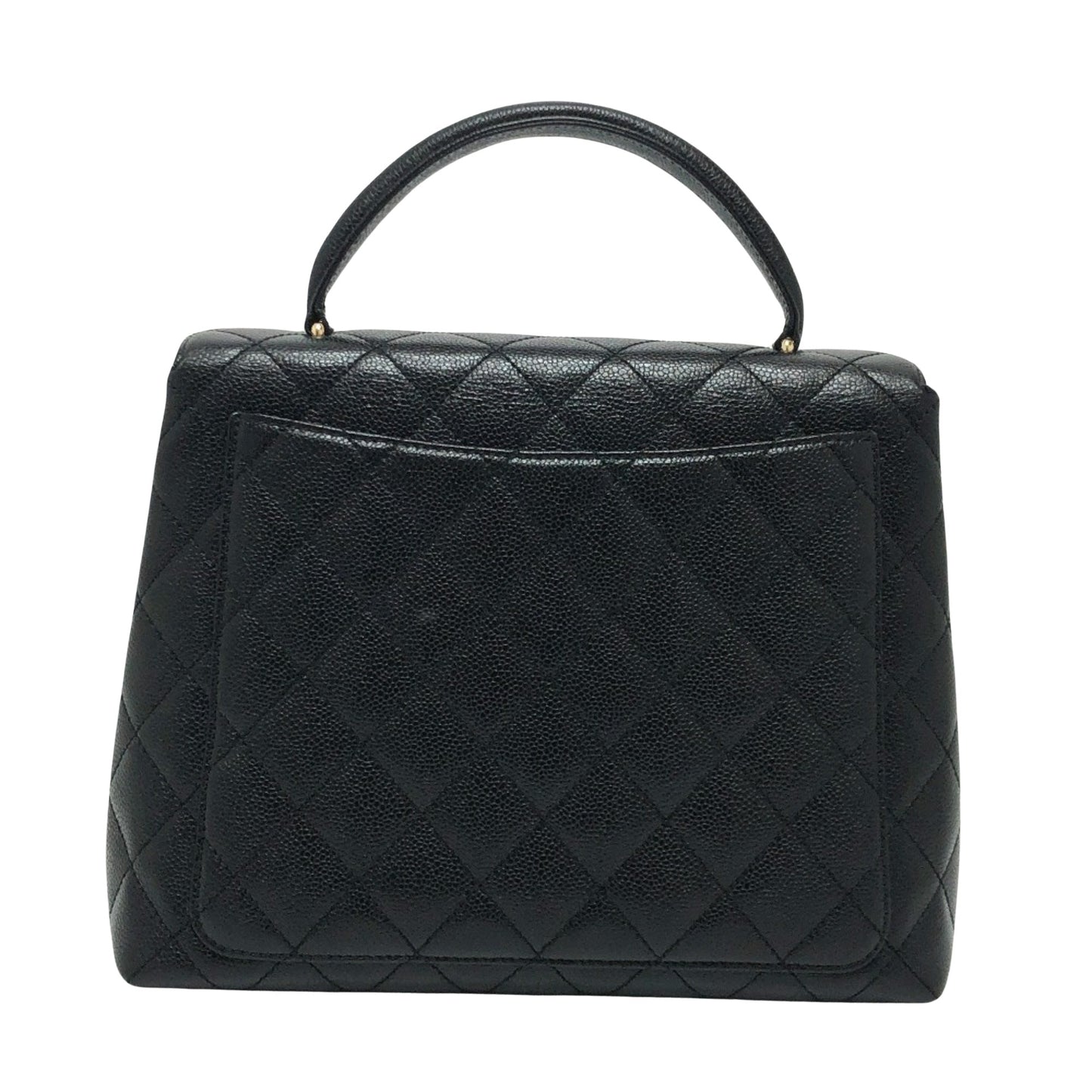 Chanel Black Leather Coco Handle
