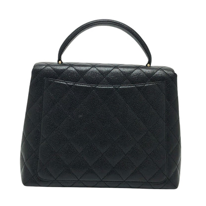 Chanel Black Leather Coco Handle