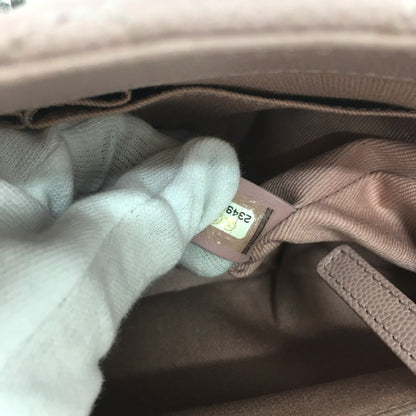 Chanel Pink Leather Coco Handle