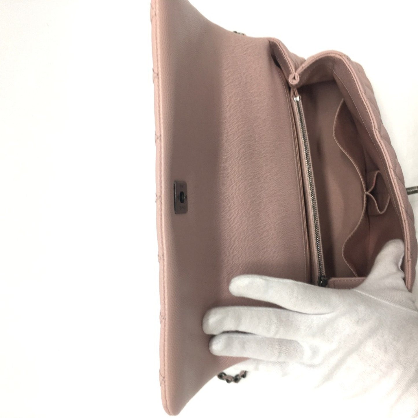 Chanel Pink Leather Coco Handle
