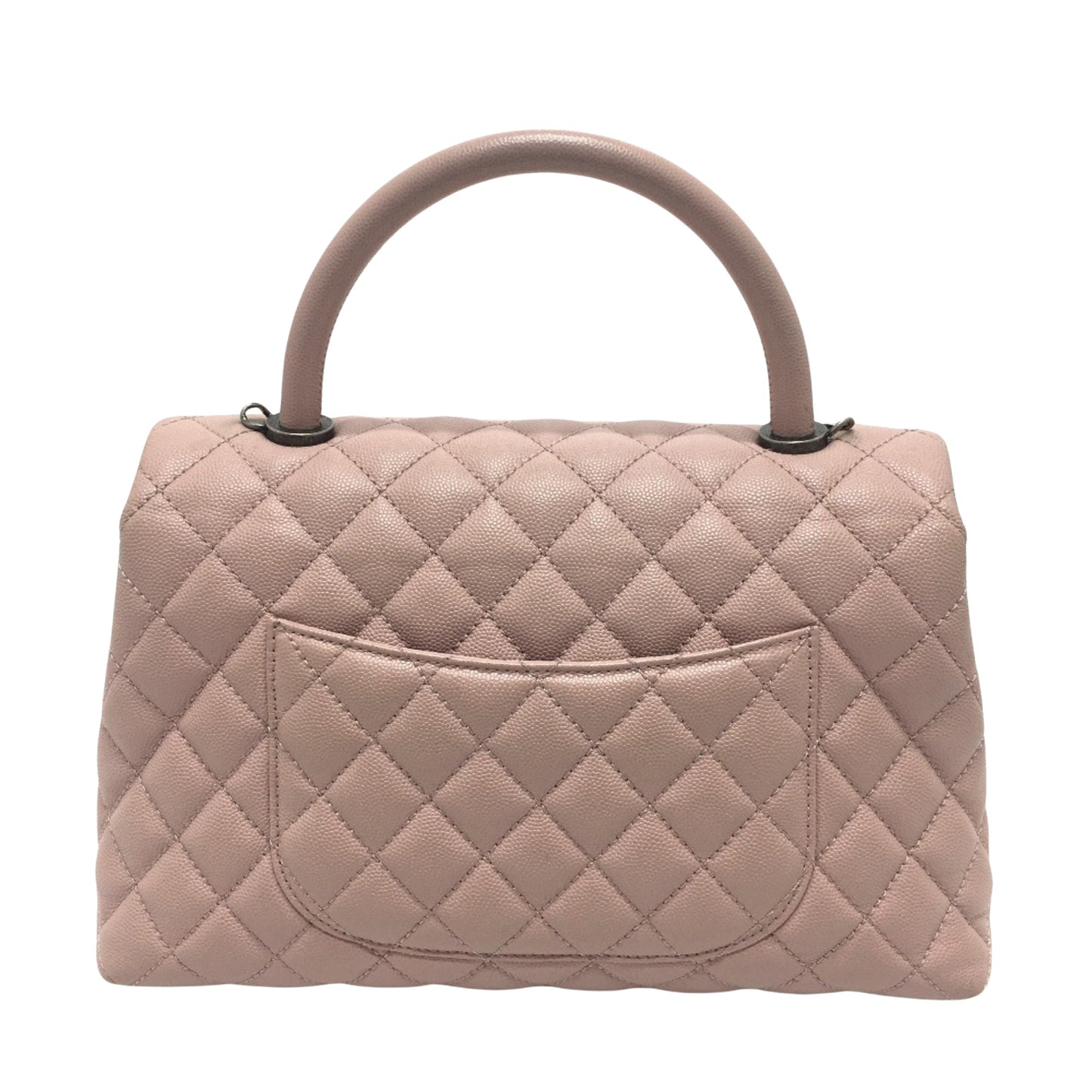 Chanel Pink Leather Coco Handle