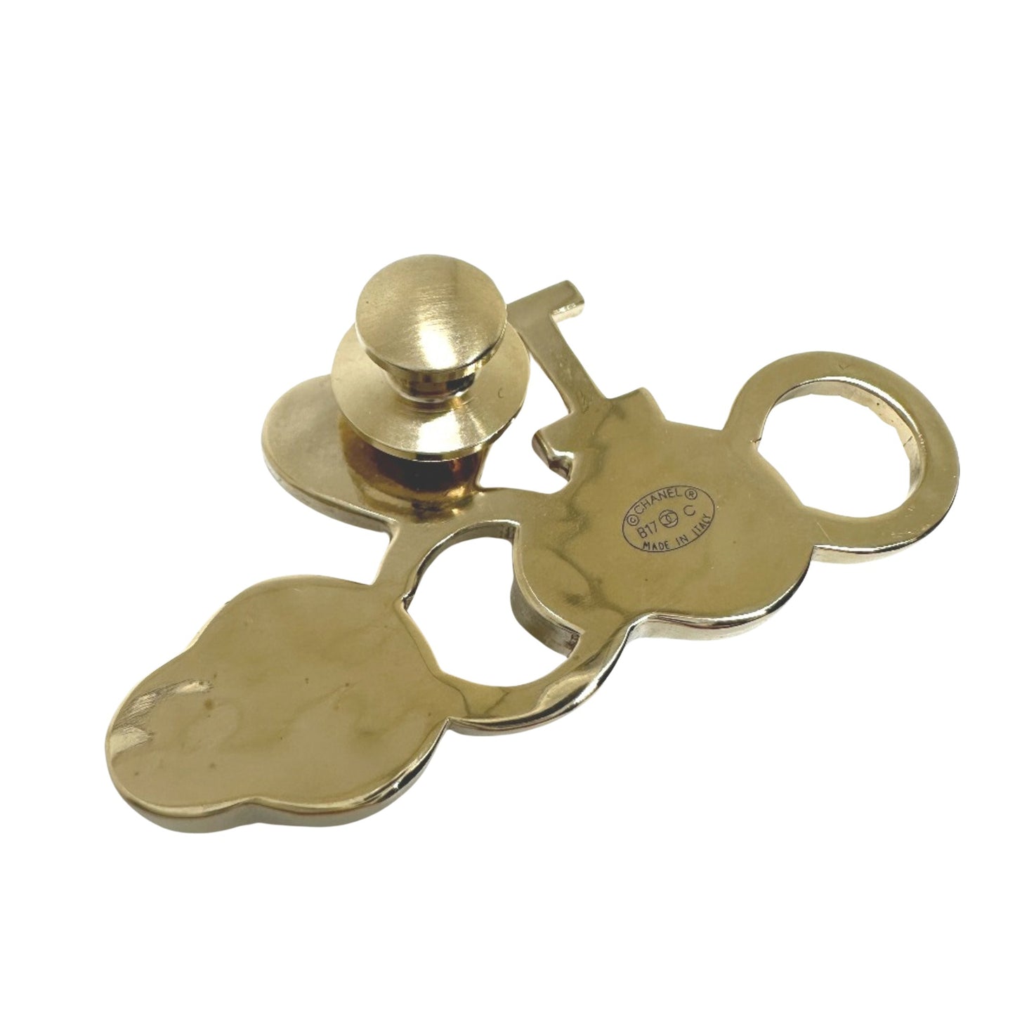 Chanel Gold Metal Coco Mark