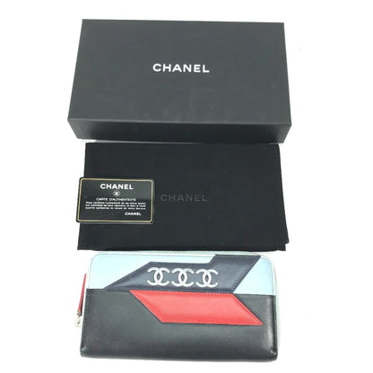 Chanel Black Leather Triple Coco