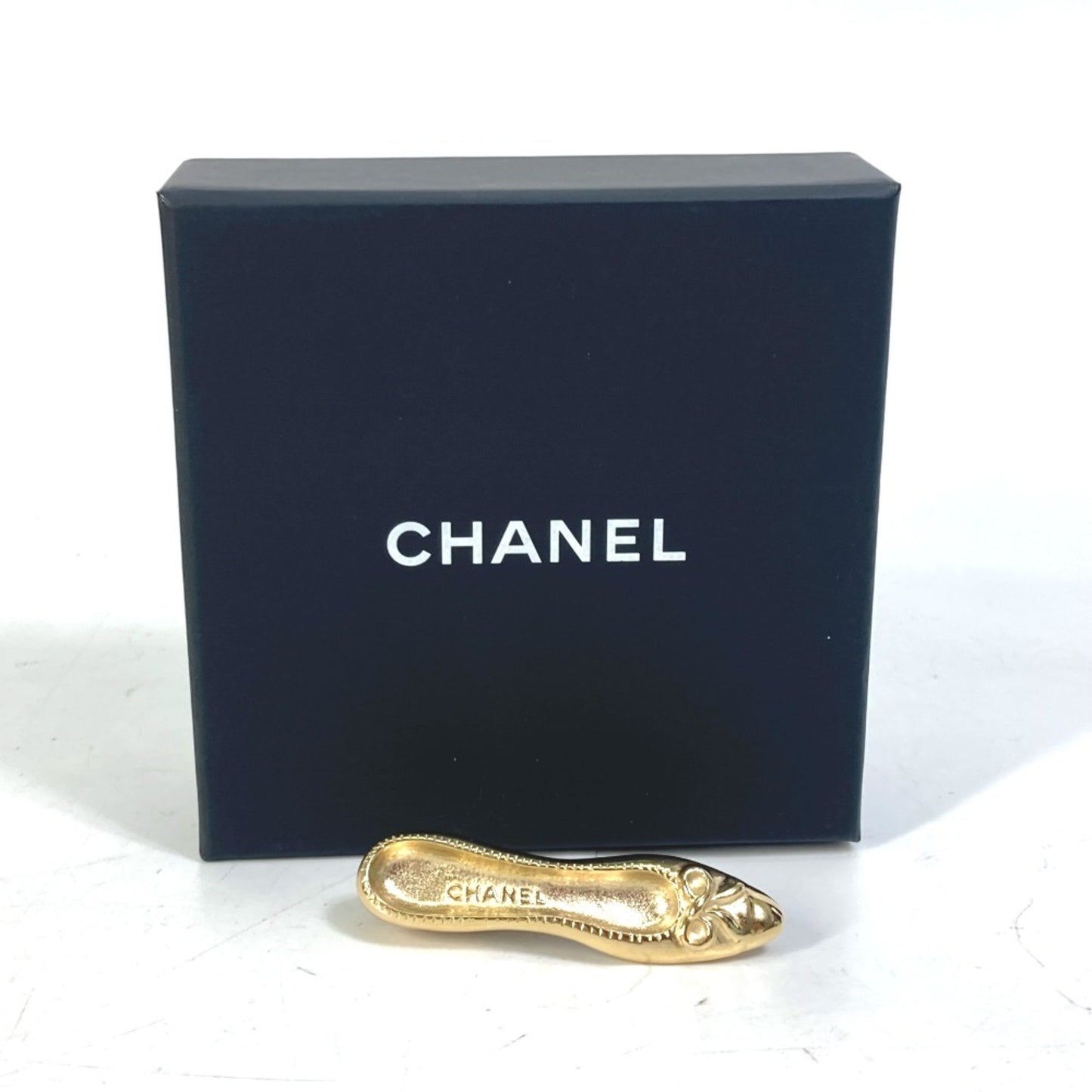 Chanel Gold Gold Plated Coco Mark