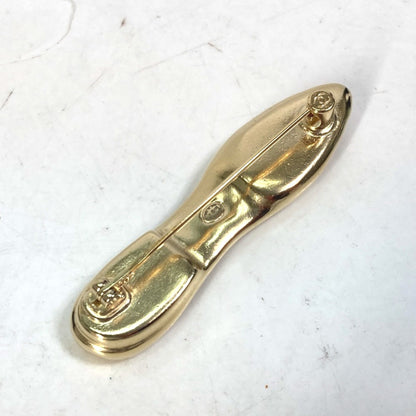 Chanel Gold Gold Plated Coco Mark